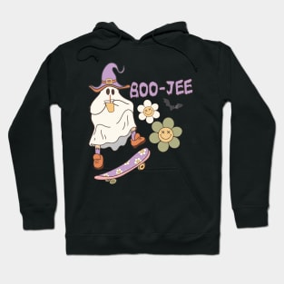 Spooky Season Cute Ghost Halloween Costume Boujee Boo Jee Hoodie